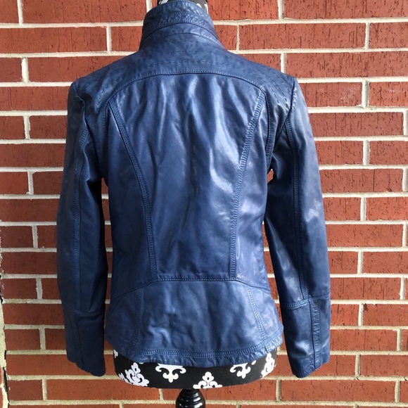 NWOT OVERLAND Azura Washed Lambskin Leather Jacket Size S - Picture 5 of 7